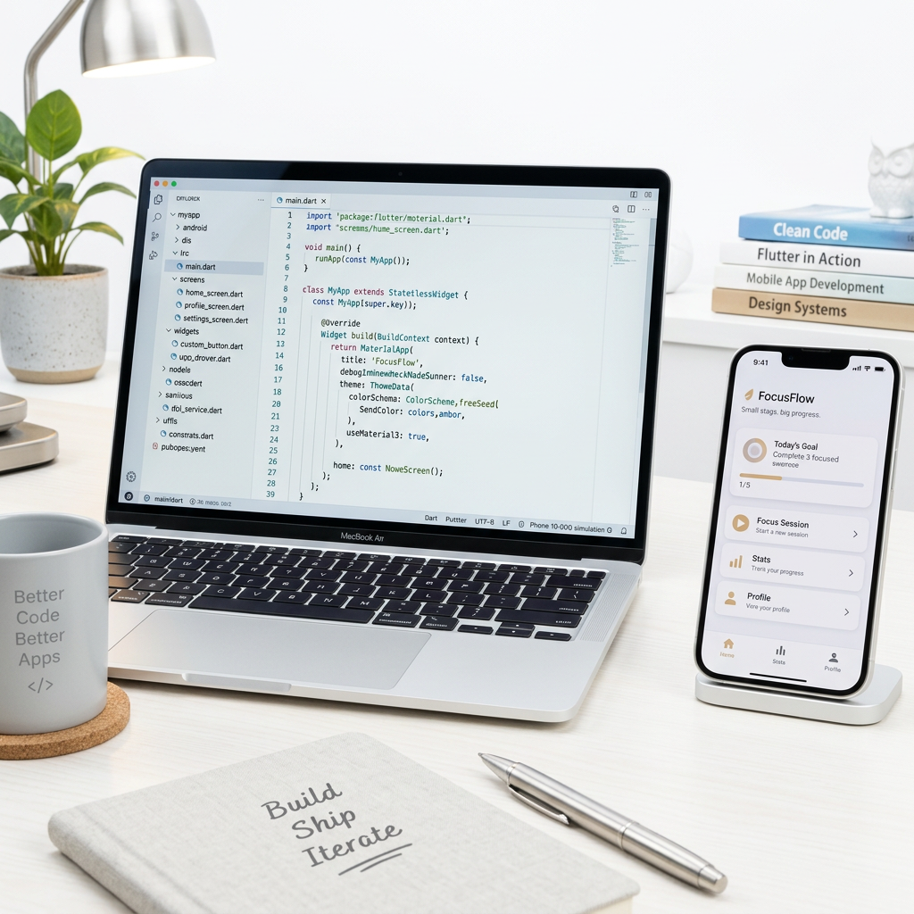 Development stage of building a mobile app