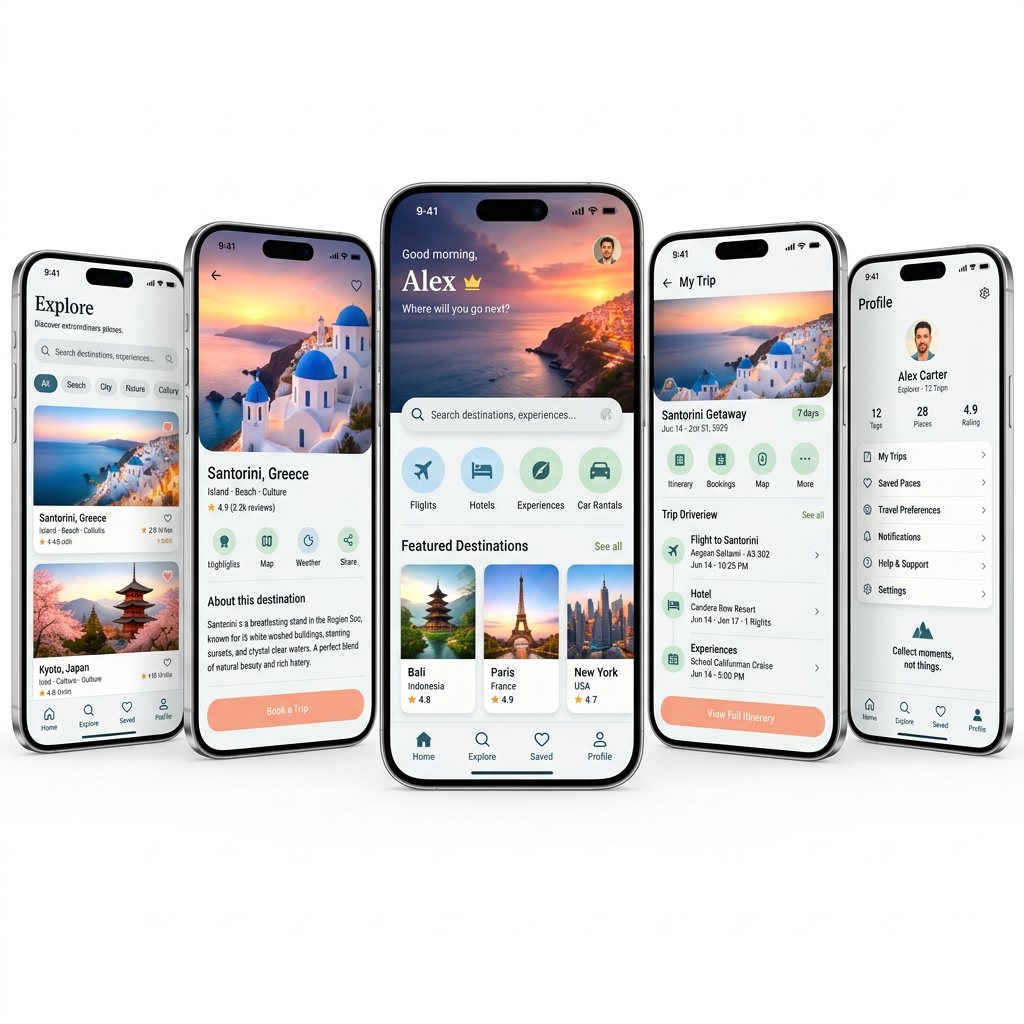 UI Design stage of building a mobile app